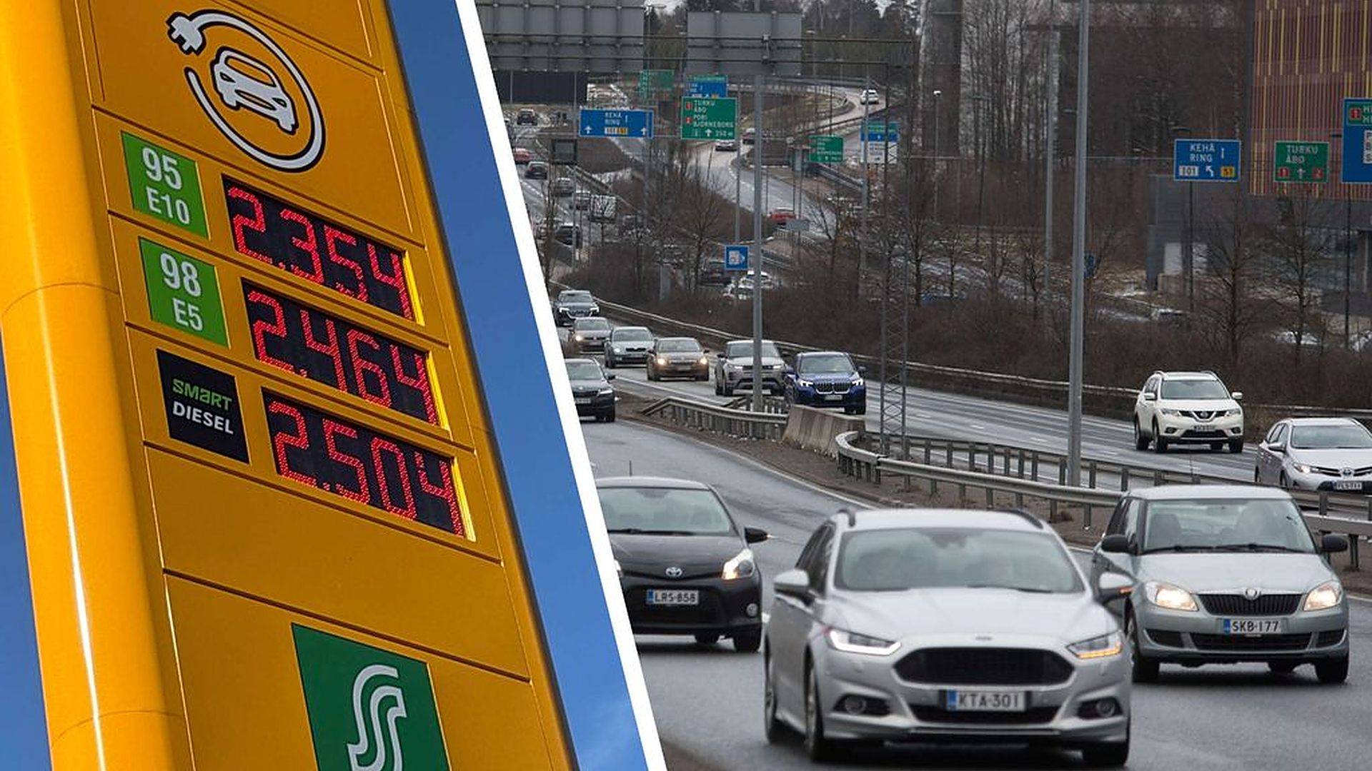 Bensa- ja diesel-autoilijoita odottamassa karmea lisälasku