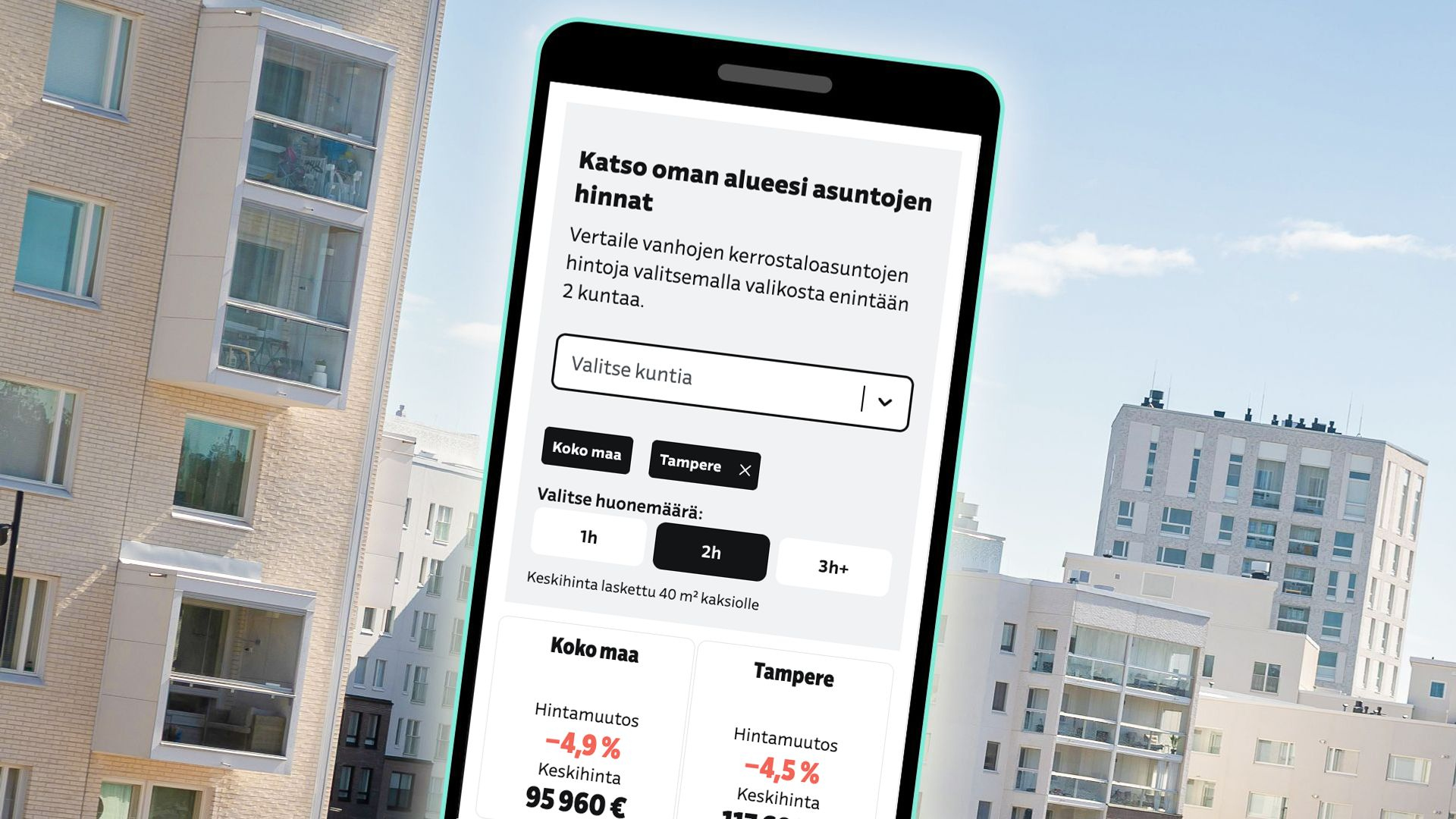 Asuntokauppa ei vedä vieläkään, vaikka talous kasvaa jo – katso koneesta oman kuntasi hintakehitys