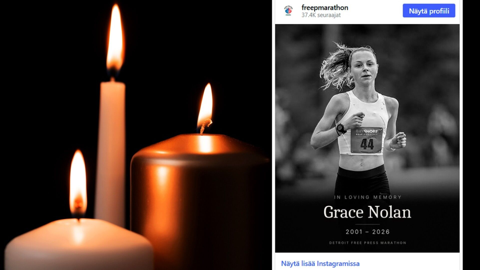 25-vuotias juoksija kuoli traagisesti kisaa edeltävänä yönä