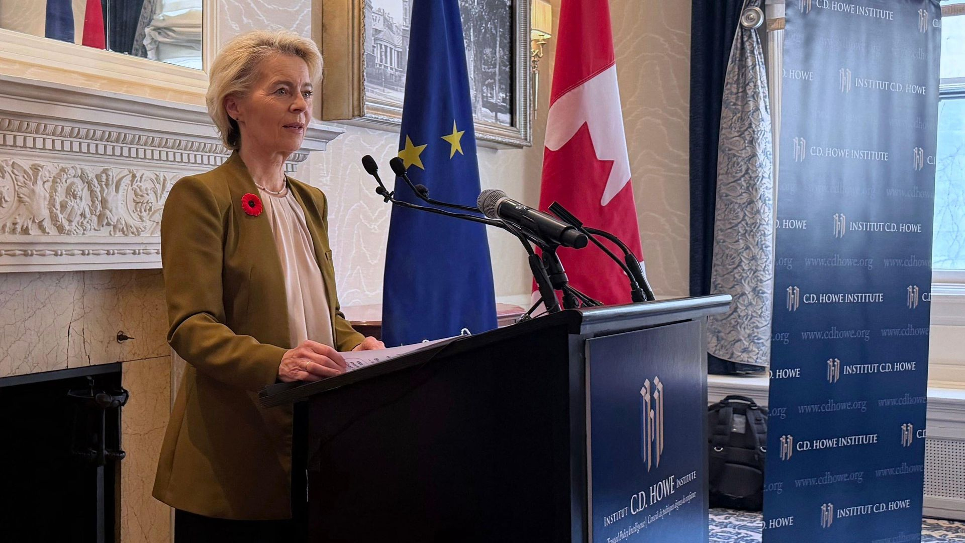 Von der Leyen: EU ja Kanada lähentyvät talouden saralla